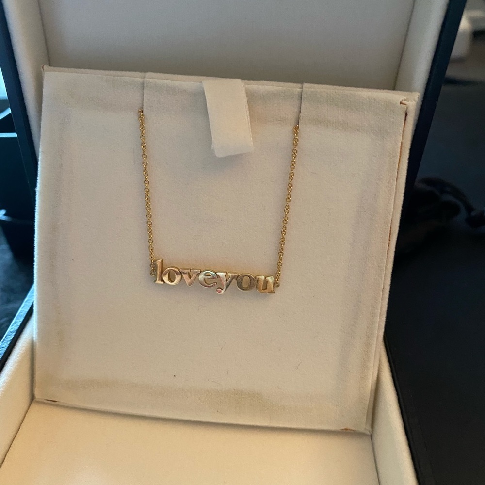 Jennifer Meyer loveyou Gold Bracelet